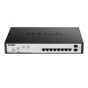 D-Link 8 Port PoE Gigabit Smart Managed Switch + 2 SFP ports - DGS-F1100-10PS