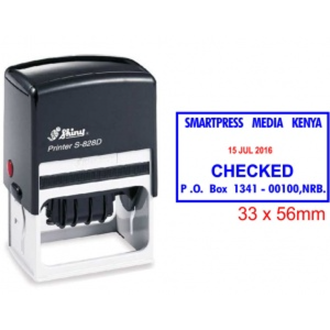 shiny self inking stamp