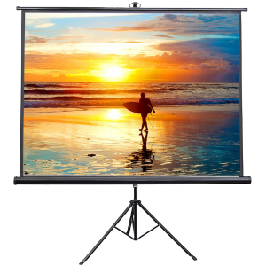 Lightwave tripod projector screen 180 x 180 cm