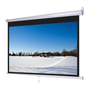 Techcom manual projector screen 145 x 145 cm