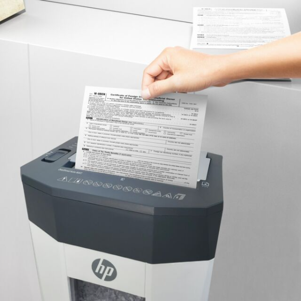 HP OneShred Auto 80cc Cross-Cut Paper Shredder - Image 5