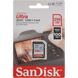 SanDisk Ultra SDXC 256GB UHS-I Card 100MB/s Class 10
