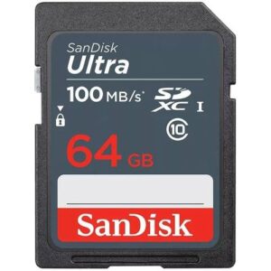 SanDisk Ultra SDXC 64GB UHS-I Card 100MB/s Class 10
