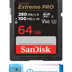 SanDisk Extreme PRO SDHC™ And SDXC™ UHS-II Card Up to 280MB/s - 64GB