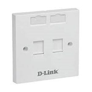 Dlink NFP-0WHI21 Dual Faceplate withShutter & ID Plate - White