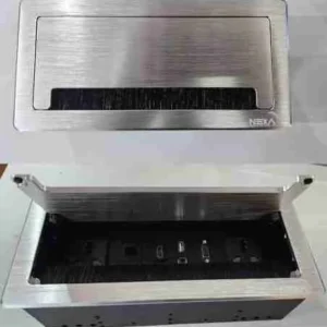 Nexa Multifunction Slide Cover Socket (Silver)