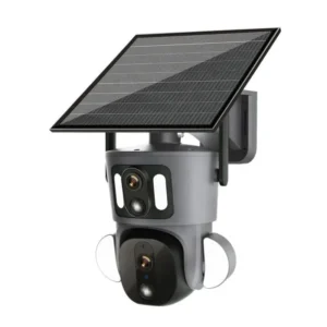 4G dual lenses 4MP solar floodlight ubox