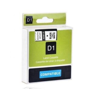 Dymo D1 Series Label - 40913 - Black on White - 9mm x 7m Compatible