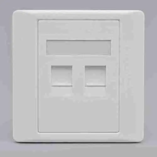 Siemon CAT6 Dual Faceplate