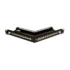 Siemon Z6as-pnl-24k ZMAX 24 Port Cat 6A Shielded Patch Panel 1rms Black (ZS-PNL-24E)