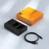 K&F NP-FW50 2BATTERIES & CHARGER