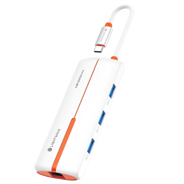 Light Wave USB-C 6-in-1 Docking Station - Novatech Technologies