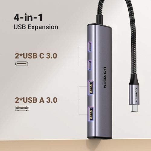 UGREEN CM263 USB-C -Type-C to 4*USB HUB Splitter(direct insert) HUB