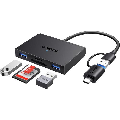 UGREEN CM264 USB 2.0 Multifunctional Card Reader-TF & SD card reader.