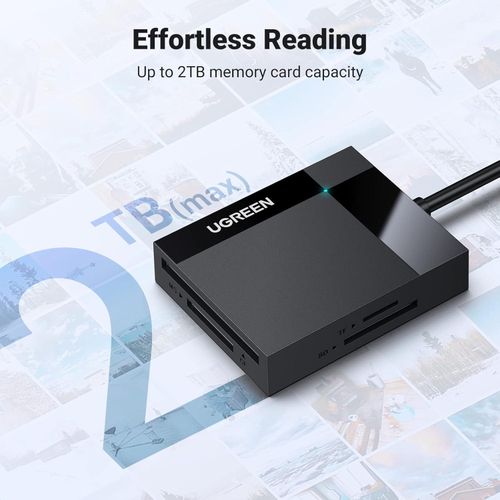 UGREEN CM264 USB 3.0 Multifunctional Card Reader-TF & SD card reader. - Image 2