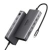 UGREEN CM681 11 -In -1 Docking Station- USB-C to 2*USB-A3.2/ 1*USB-A 3.0/USB-C3.2/ 2*HDMI/RJ45 Gigabit/ SD&TF/ 3.5mm /100W PD port Converter