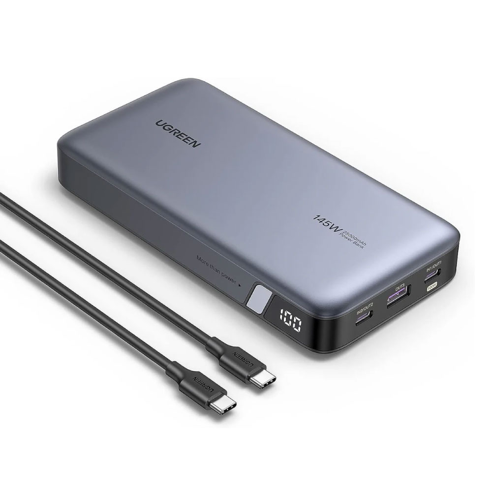 UGREEN PB205 25000mAh 145W Laptop Portable Power Bank-Black