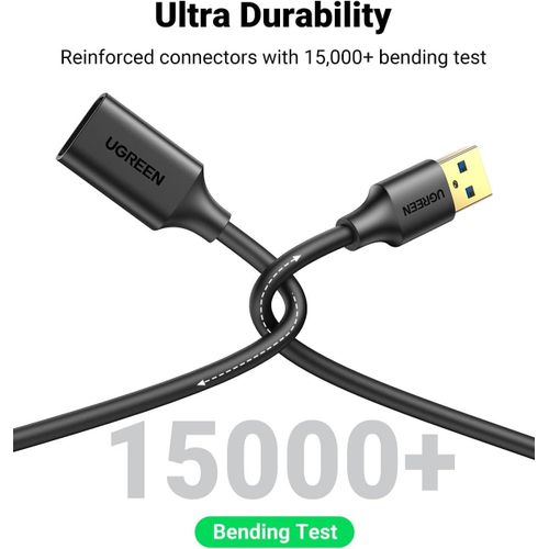 UGREEN US121 USB 2.0 Male to USB A Female Active Extension Cable with Chipset 25M - Image 3