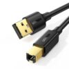 UGREEN US122 USB 2.0 A Male to B Male Active Printer Cable 10m (Black)