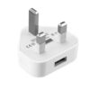 Ven FAAW0-UK 1-port USB Wall Charger(12W) UK-Plug White-VEN FAAW0-UK