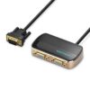 Vention 1 In 2 Out VGA Splitter 1M Black- VEN DBABF
