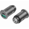 Vention 25W Dual USB Car Charger (PD3.0+QC3.0) Gray Mini Style Aluminium Alloy Type