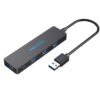 Vention 4-Port USB 3.0 Hub 0.5M Black- VEN CHKBB