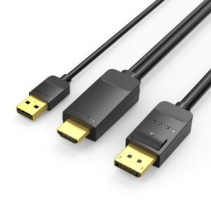 Vention ABJBG HDMI-A Male to DP Male Cable-VEN ABJBG