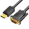 Vention DisplayPort to VGA Cable 1.5M Black-VEN HBLBG