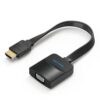 Vention Flat HDMI to VGA Converter 0.15M Black-VEN ACIBB