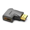 Vention HDMI 90 Degree Male to Female Adapter Black -VEN AIOB0
