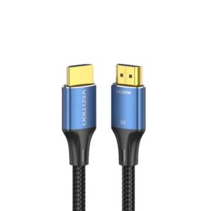 Vention HDMI Male to Male 4K HD Cable Aluminum Alloy Type 1.5M Blue-VEN ALHSG