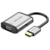 Vention HDMI to HDMI+VGA Converter 0.15M Gray Metal Type-VEN AFVHB