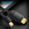 Vention Mini DisplayPort to DisplayPort Cable 1.5M Black-VEN HAABG