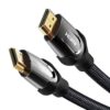 Vention Nylon Braided HDMI 3M Black Metal