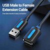 Vention USB 2.0 A Male to A Female Extension Cable 5M Black PVC Type- VEN CBIBJ
