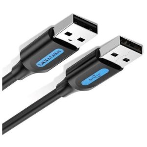Vention USB 2.0 A Male to A Male Cable 1.5M Black PVC Type-VEN COJBG