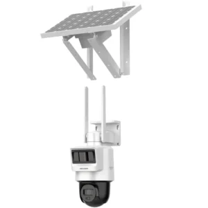 Hikvision - 2MP Pro Solar-powered Security PT Camera Setup- DS-2DE2C200IWG-K/4G/C05S10 2.8MM
