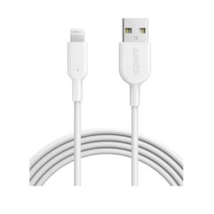 ANKER POWERLINE II WITH LIGHTNING CONNECTOR 3FT WHITE