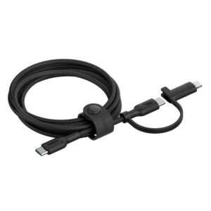 Belkin Universal Cable with Micro-USB, USB-C and Lightning Connectors, 1-Meter Length