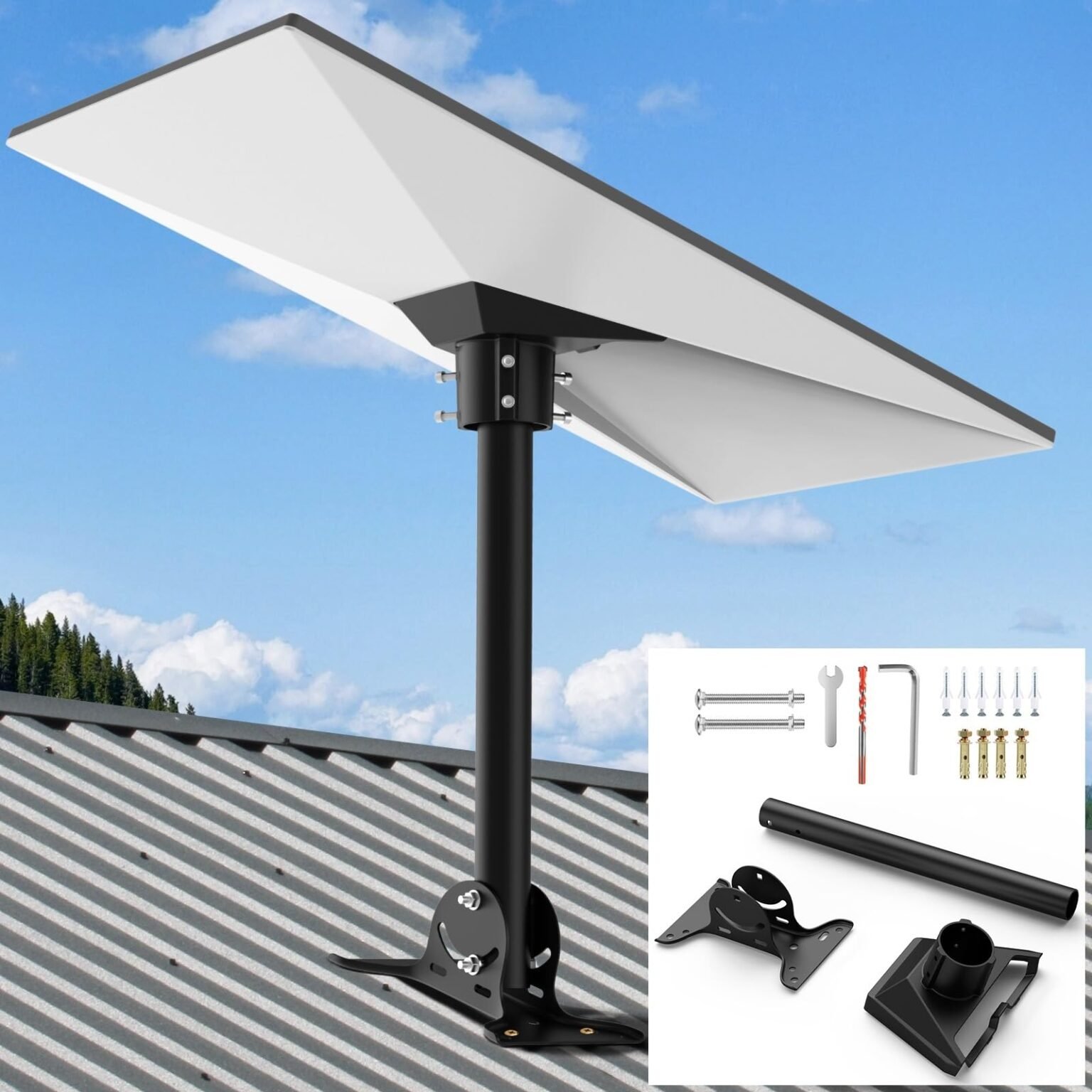 Novatech Mini Starlink Mini Roof Pivot Mount - Novatech Technologies