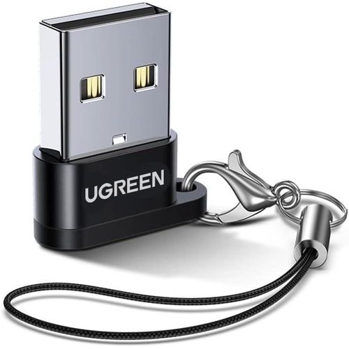 UGREEN USB A Male to USB-C Female Adapter Black US280