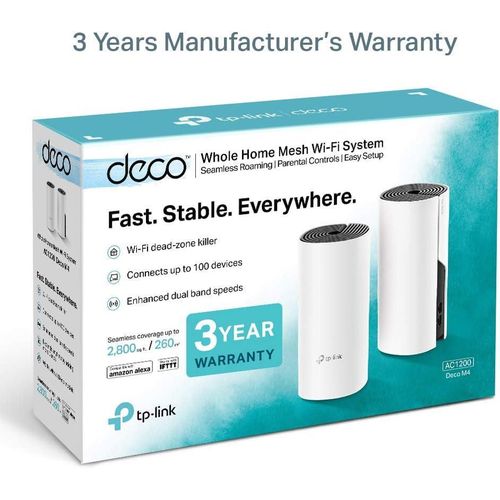 TP-Link Deco X10 AX1500 Whole Home Mesh Wi-Fi 6 System (3 Pack) - TL-DECO X10