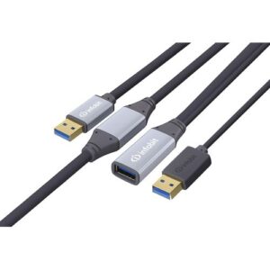 Infobit USB 3.0 Active Copper Extension Cable AM to AF 5M