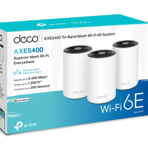 TP-Link Deco XE75 AXE5400 Tri-Band Mesh Wi-Fi 6E System