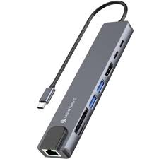 Light Wave LW-SIL-DOCK-8I1 USB-C 8 in 1 Docking Station