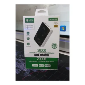 Lightwave Laptop Powerbank 20,000mAh Type C- LW-LBP-65W