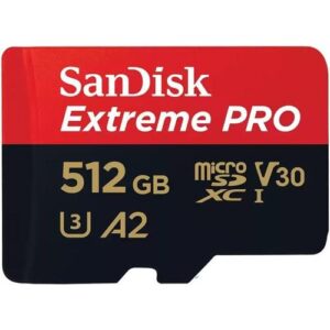 SanDisk Extreme Pro 512GB microSDXC Up to 200MBs Read