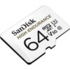 SanDisk High Endurance 64GB microSDXC + Adapter
