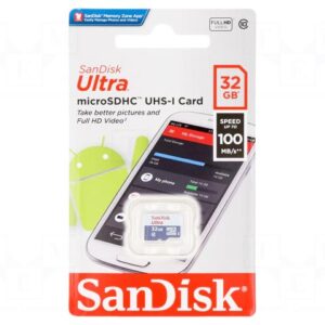 SanDisk Ultra 32GB microSDXC Up to 100MBs